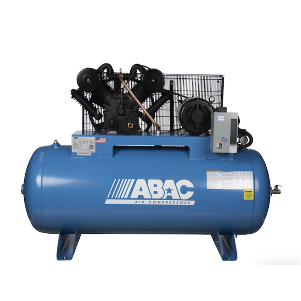 Air Compressor, 2HP, 60 Gallon, 115 Volt, Single Stage, Single Phase