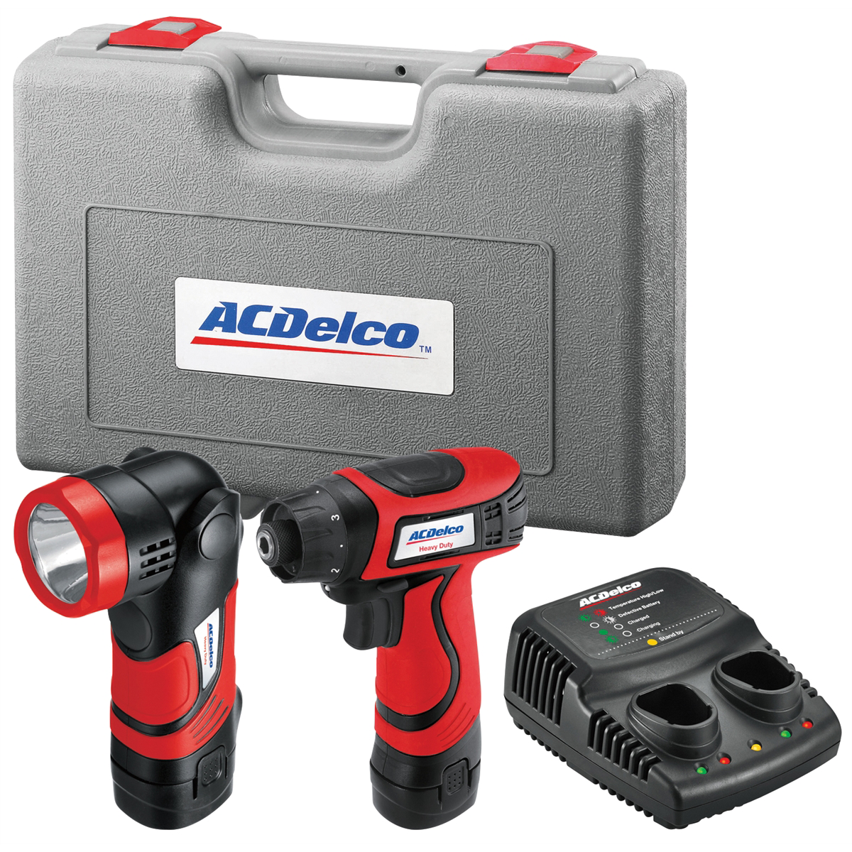 ACDelco Li-ion 8V 2-in-1 Driver / Light Combo Kit w/VSR