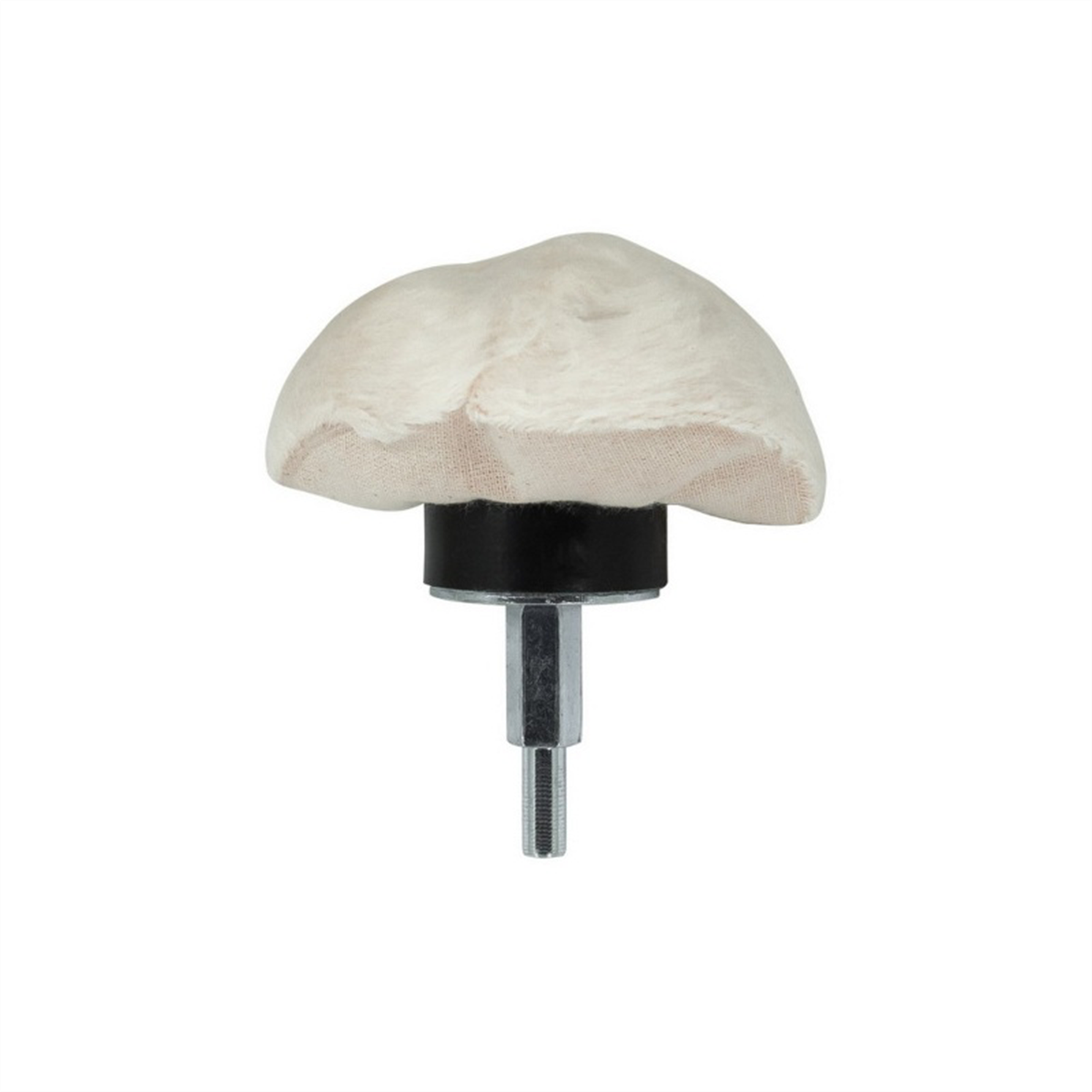 AES Industries 162-3P Mushroom Buff, 3 in Overall Dia, White