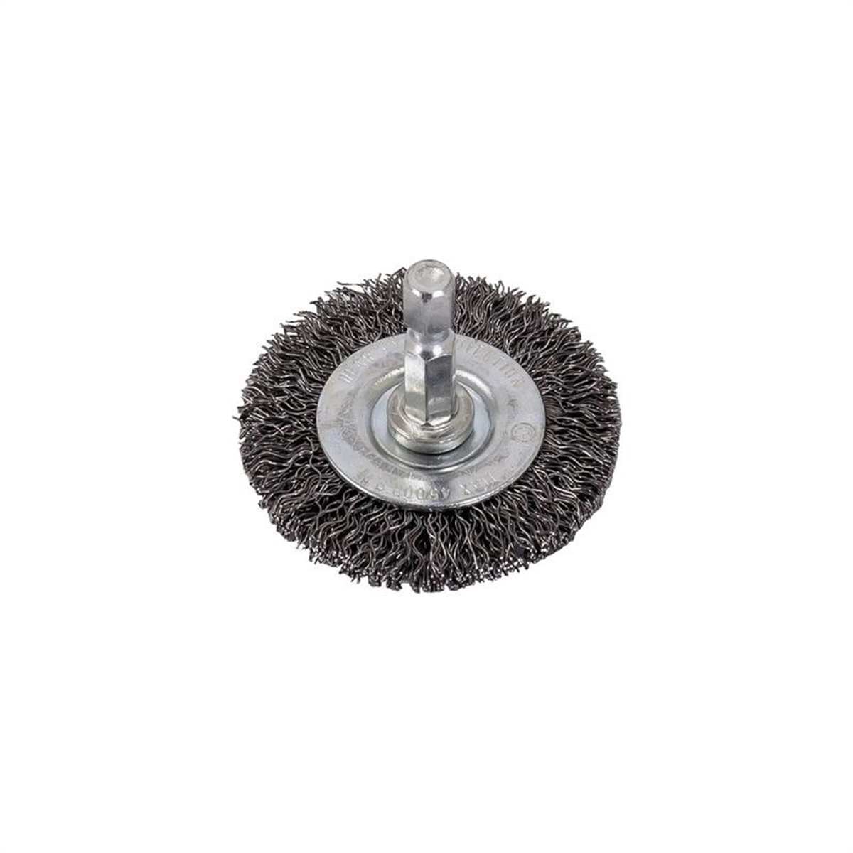AES Industries 1860 Coarse Wire Wheel with Shank, 2 in, 1/4 in Shank, Steel