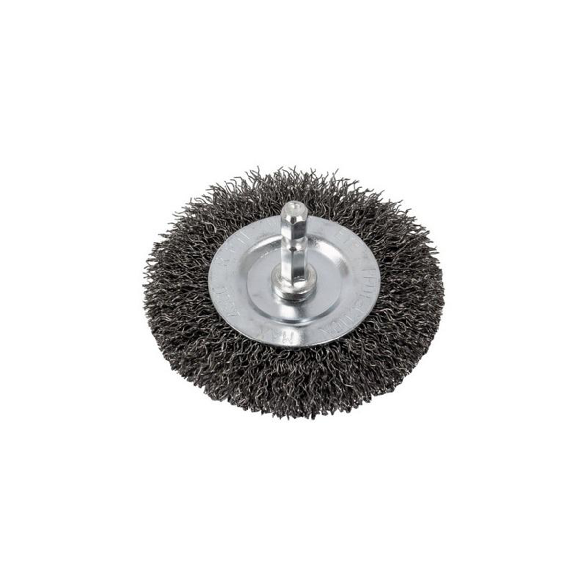 AES Industries 1862 Coarse Wire Wheel with Shank, 3 in, 1/4 in Shank, Steel