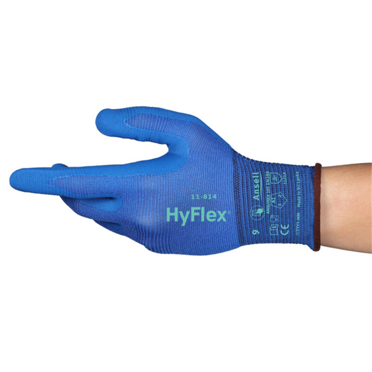 Ansell HyFlex 11814 size 10.0