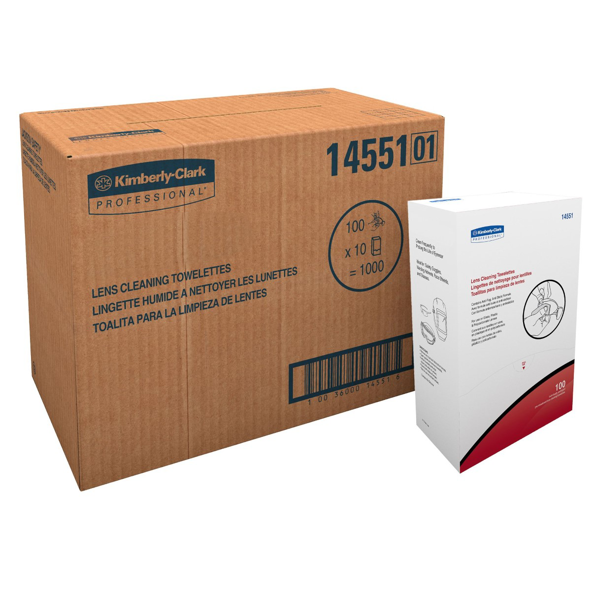 Ansell KLNGD Eyewear Lens Cleaning Toweletts