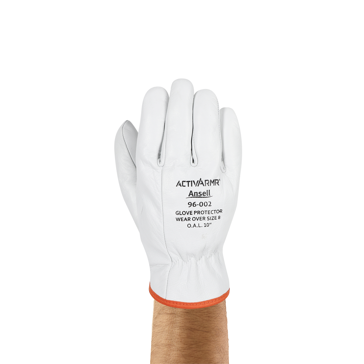 Ansell ACTIVARMR 96-002 RIG Low Voltage Class 0&00 LEATHER COVER SZ 9