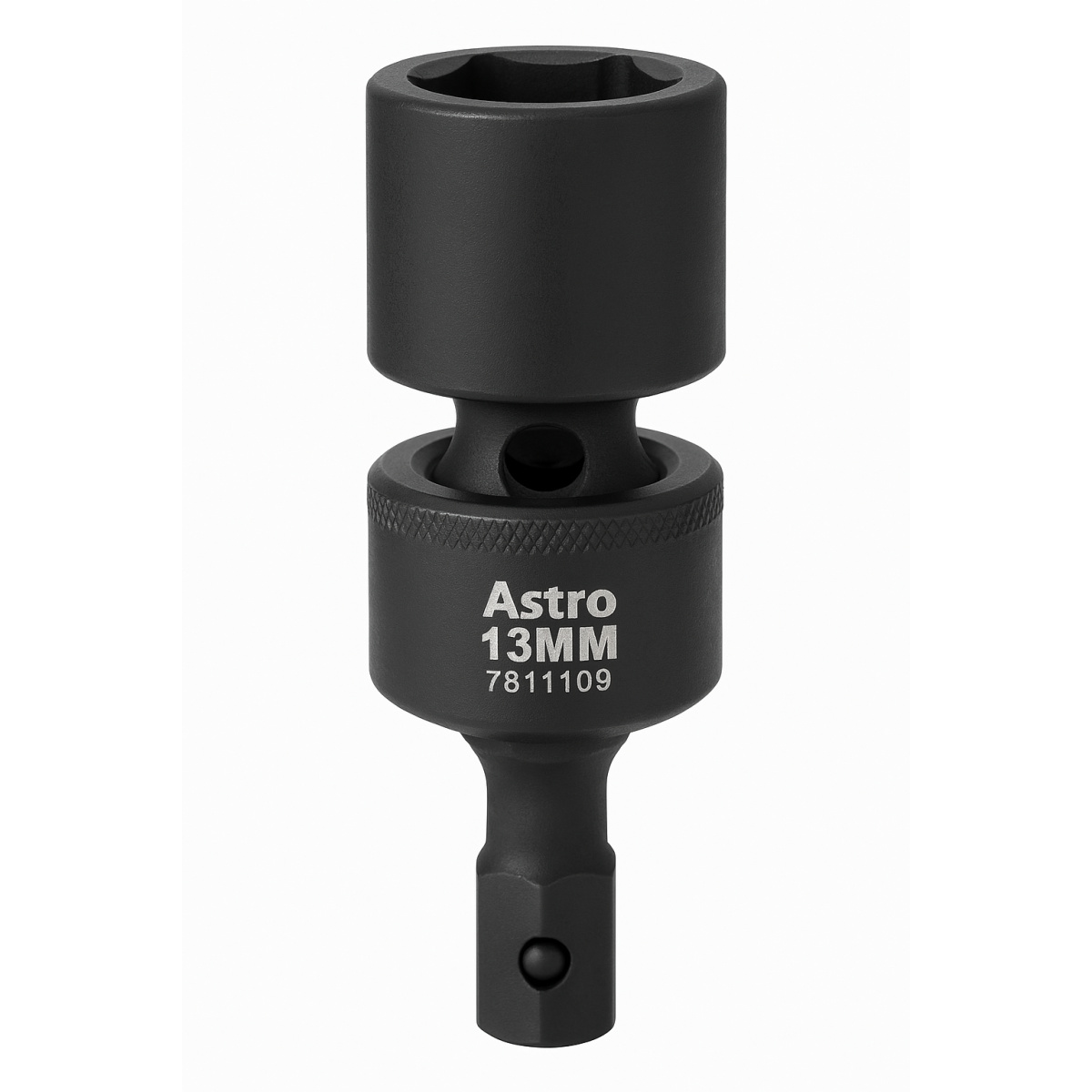 Astro Pneumatic 13mm 1/4 Inch Square and Hex Drive Magnetic Universal 6pt Impact Socket for Impact Wrenches and Driver