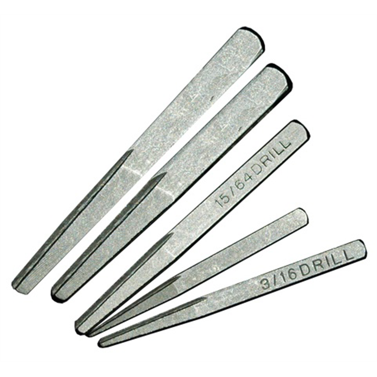 Atd Tools 5 Pc. Tapered Fluted Extractor Set