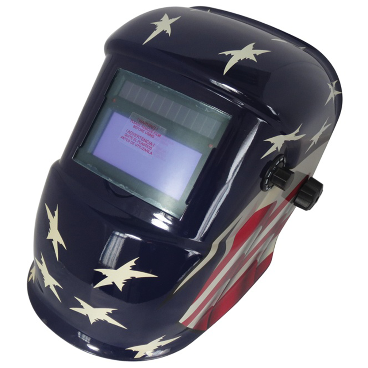 Atd Tools Auto-darkening Welding Helmet Usa Flag Design