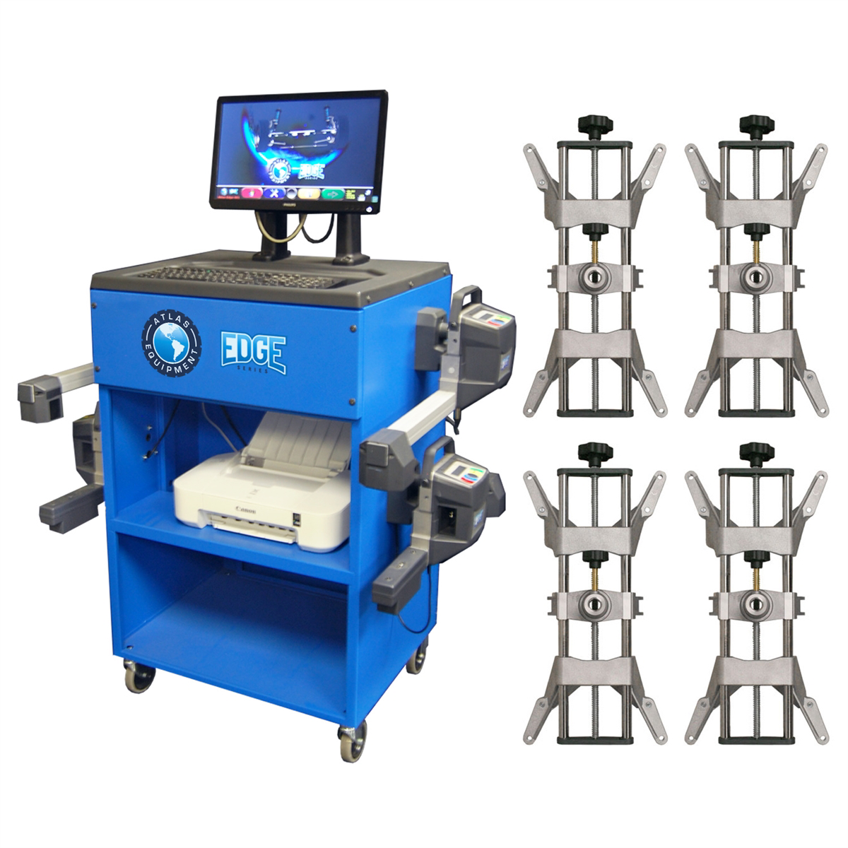 Atlas Automotive Equipment ATLAS EDGE 8-CAMERA BLUETOOTH ALIGNER W/ 4 PT CLAMPS