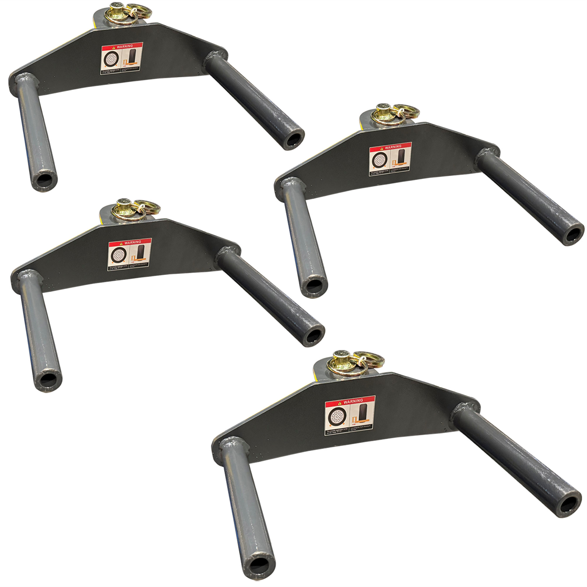 Atlas Automotive Equipment Fork Adapter Set For 2-post Lifts, Fixed Width (set Of 4)