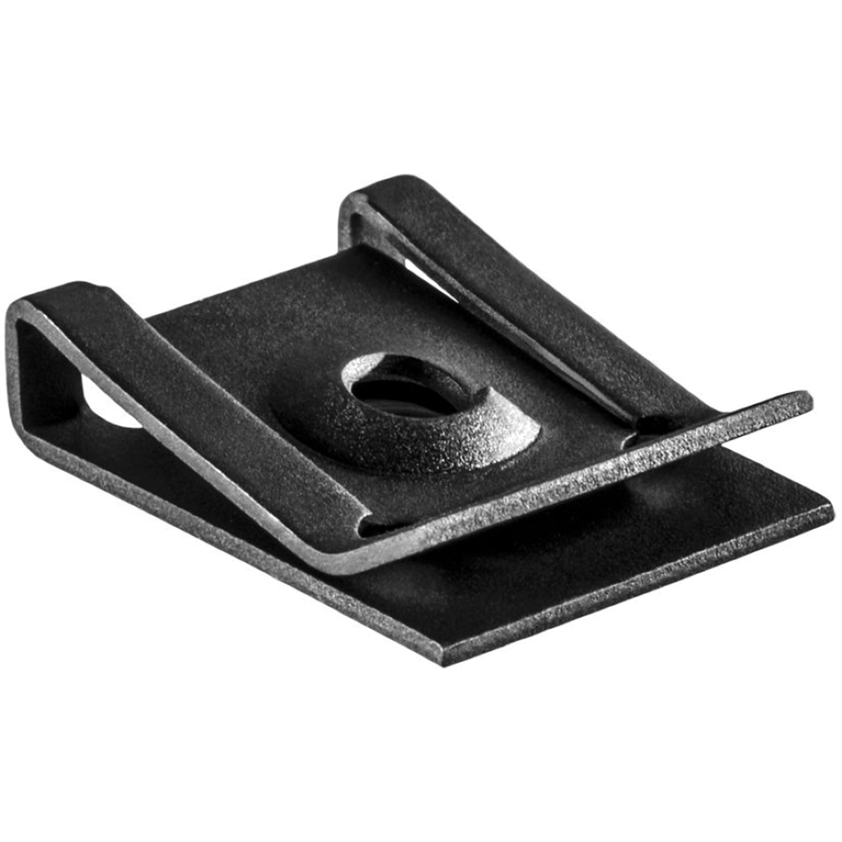 Auveco 10066 Spring-type U-nut, #10 Screw, Steel, Phosphate
