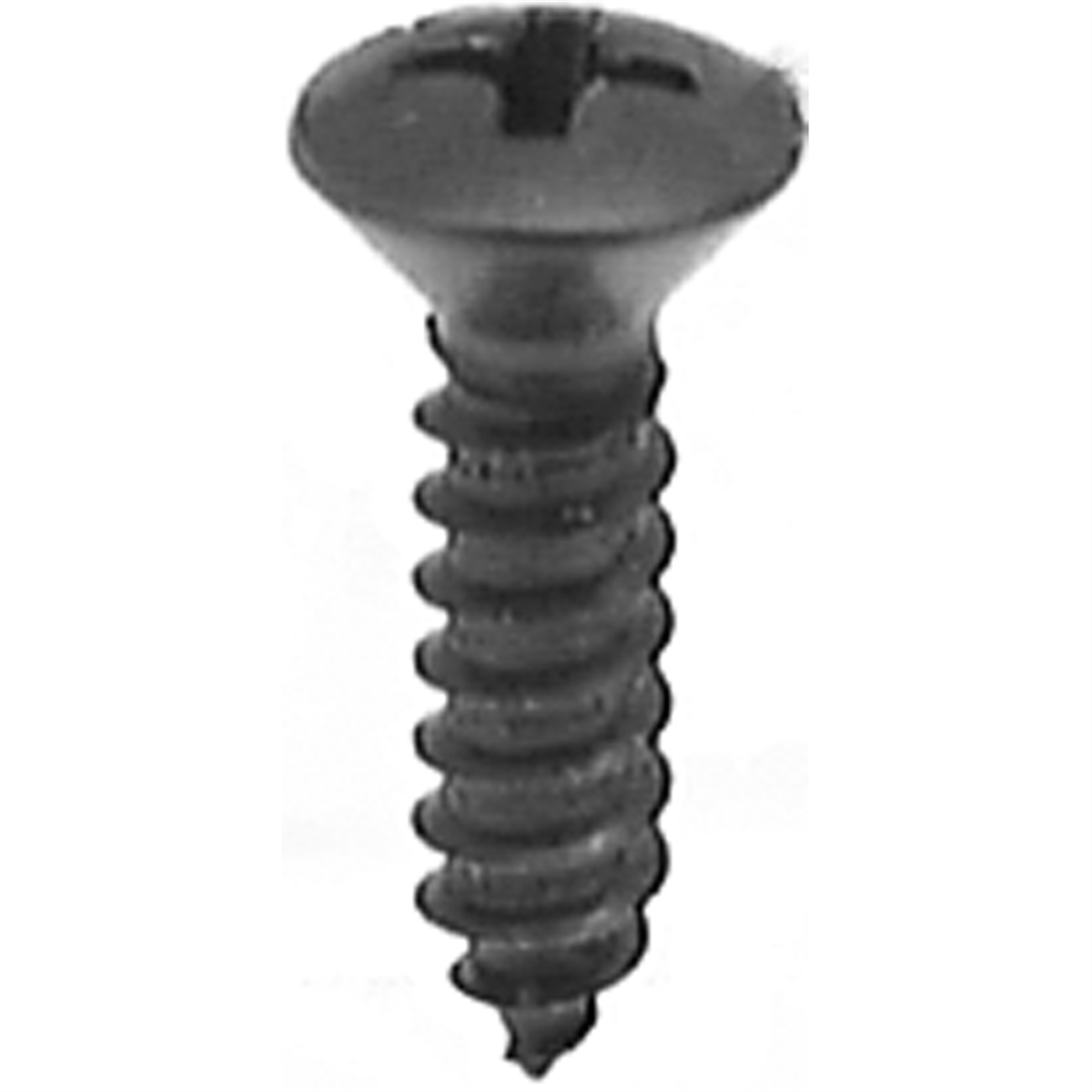 Auveco #10 X 3/4 Phil Oval Hd T.s. - Black Oxide