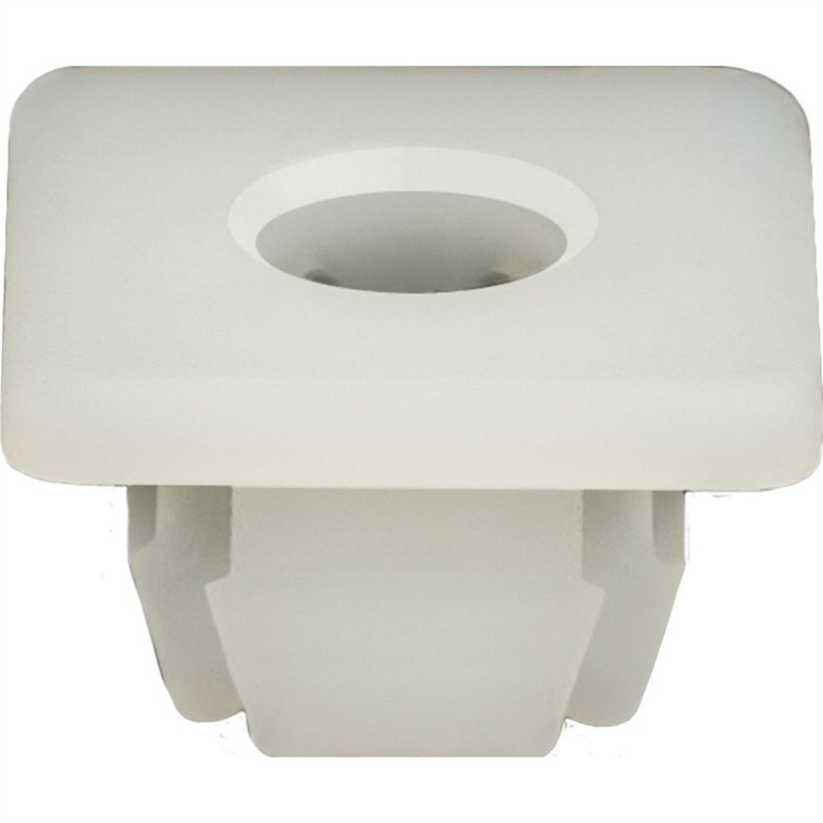 Auveco 11719 Square Head License Plate Nut, 1/4 In Screw X 0.415 In W X 0.37 In Oal, Nylon