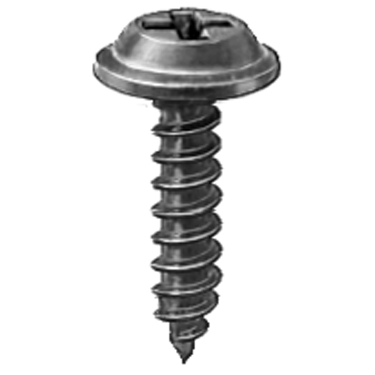 Auveco Phil.flat Washer Hd T.s. 8 X 5/8 Black