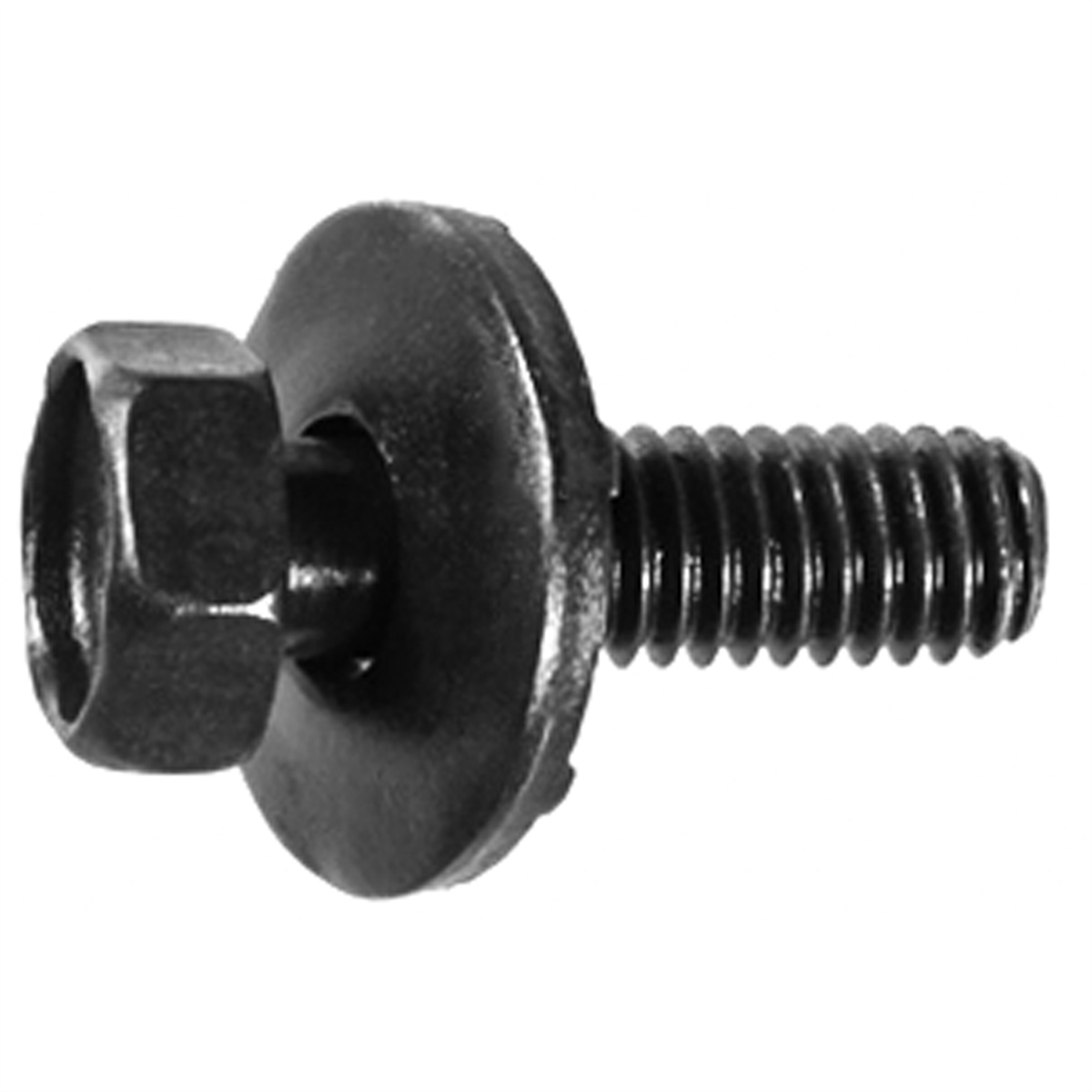 Auveco 6-1.0 X 20mm Ind Hex W/sems Mach Screw - Phos