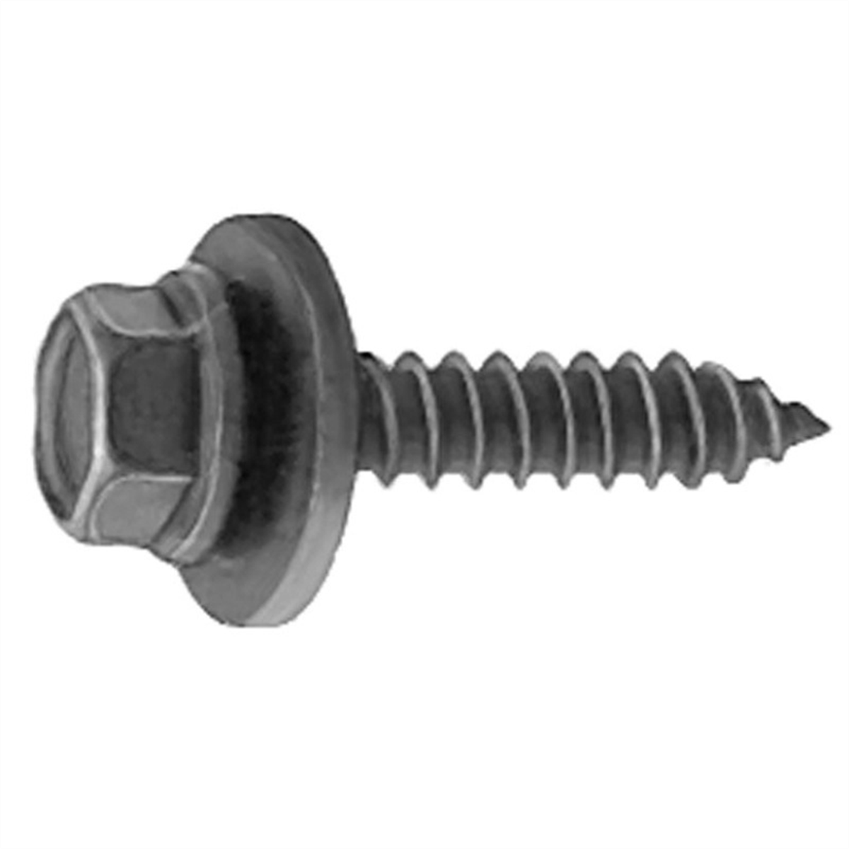 Auveco 12738 Hex Washer Head Sems A/ab Point Tapping Screw, M4.2 X 1.41 Mm Screw X 20 Mm L, Phosphate