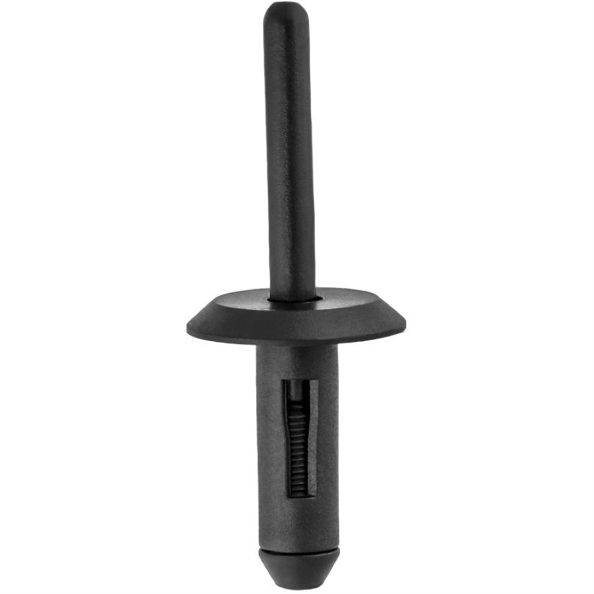 Auveco 13753 Type 1 Rivet, 17/64 In Dia Head X 25/32 In L X 1-7/8 In Oal X 3/32 To 3/16 In Grip Range, Nylon, Black