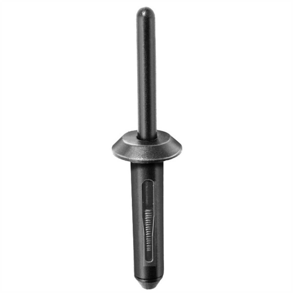 Auveco 14004 Blind Rivet, 15/64 In Dia Hole X 11/64 To 11/32 In Grip Range, Nylon, Black
