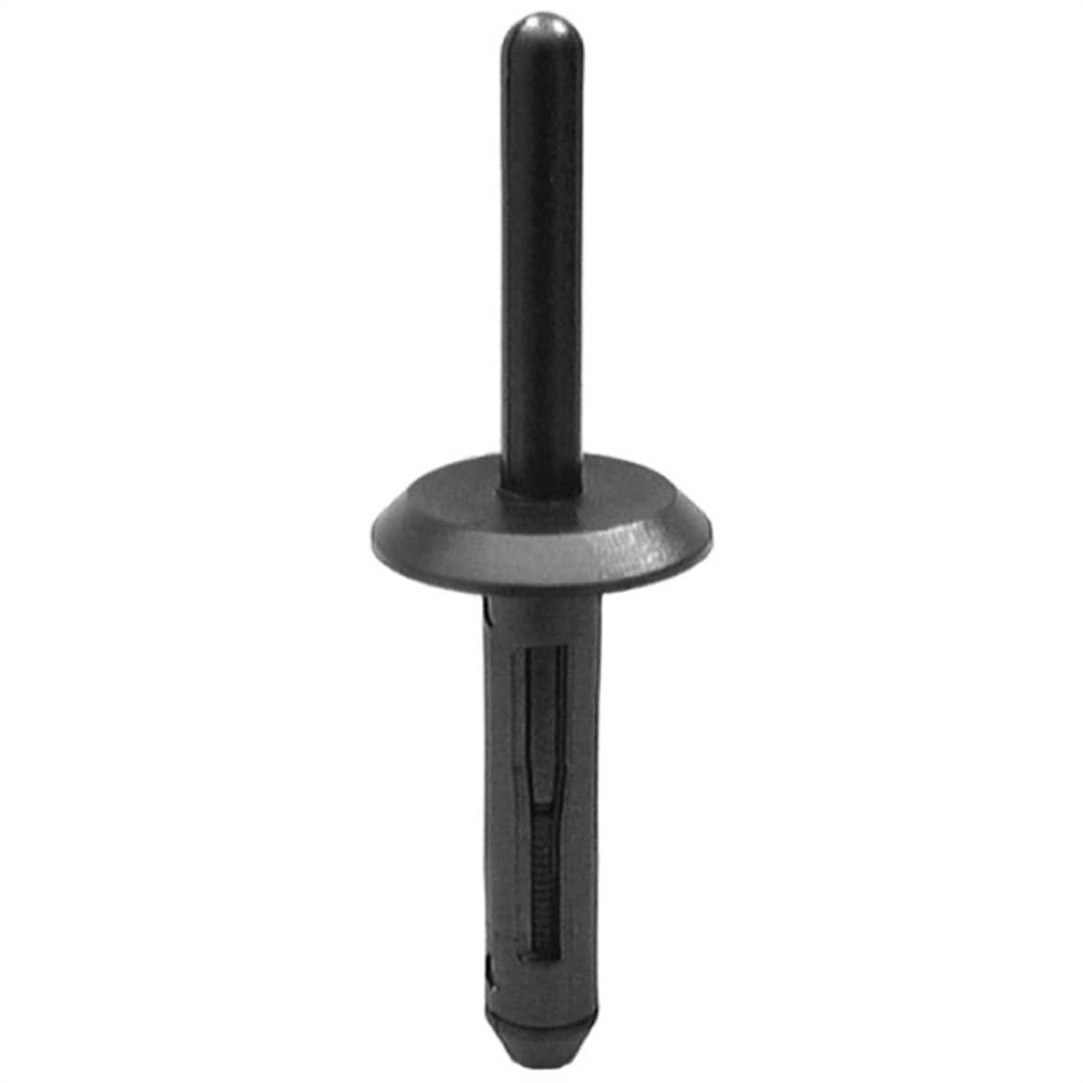 Auveco 14023 Type 1 Blind Rivet, 15/64 In Dia Head X 2-1/8 In Oal X 5/32 To 5/16 In Grip Range, Nylon, Black