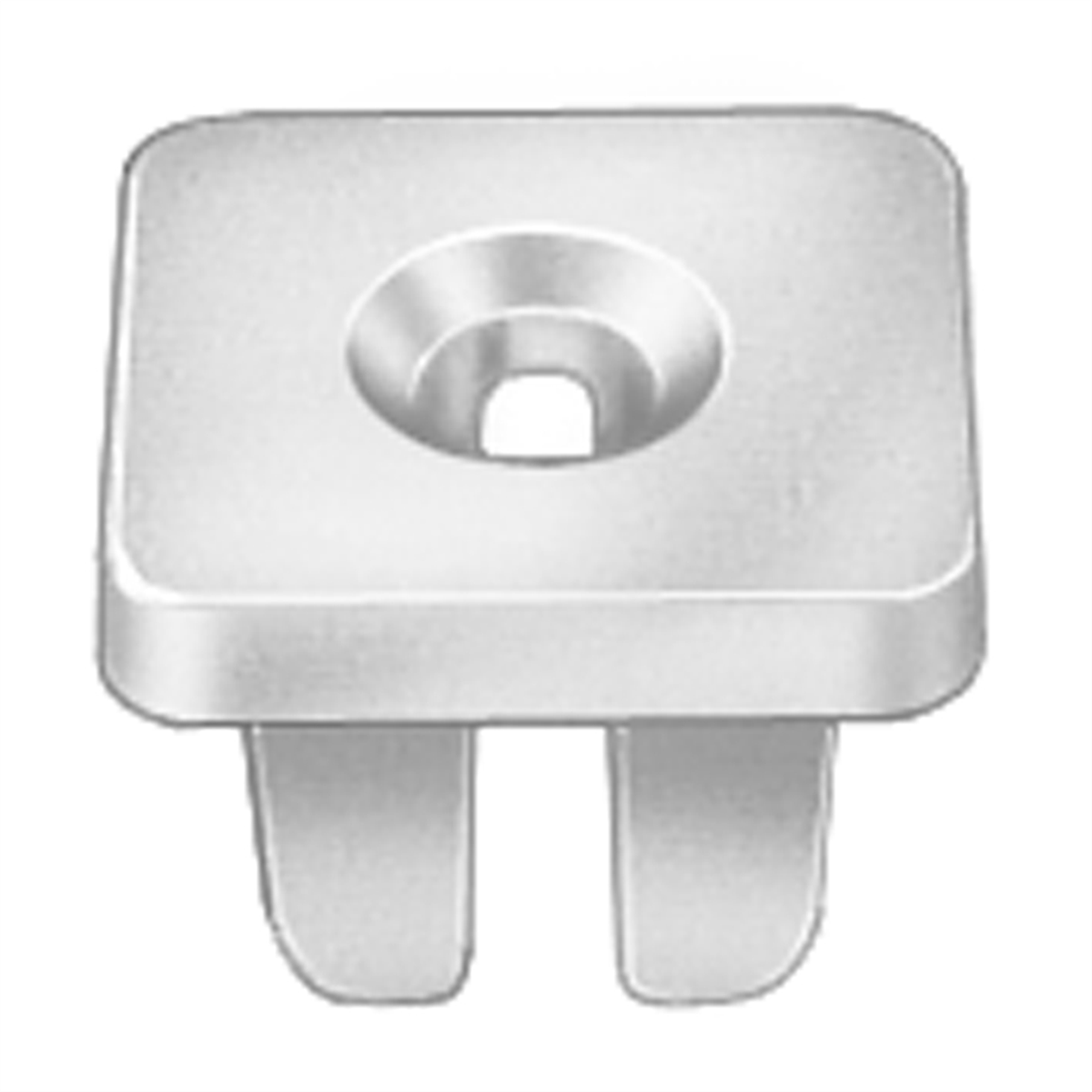 Auveco Nylon Nut #10 Screw Size 13mm X 13mm