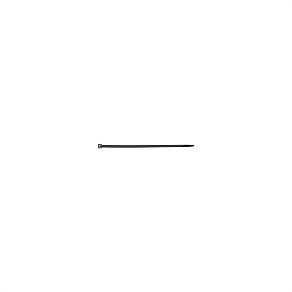 Auveco 15145 Self-clamping Cable Tie, 5-1/2 In L X 1/8 In W, Nylon, Black
