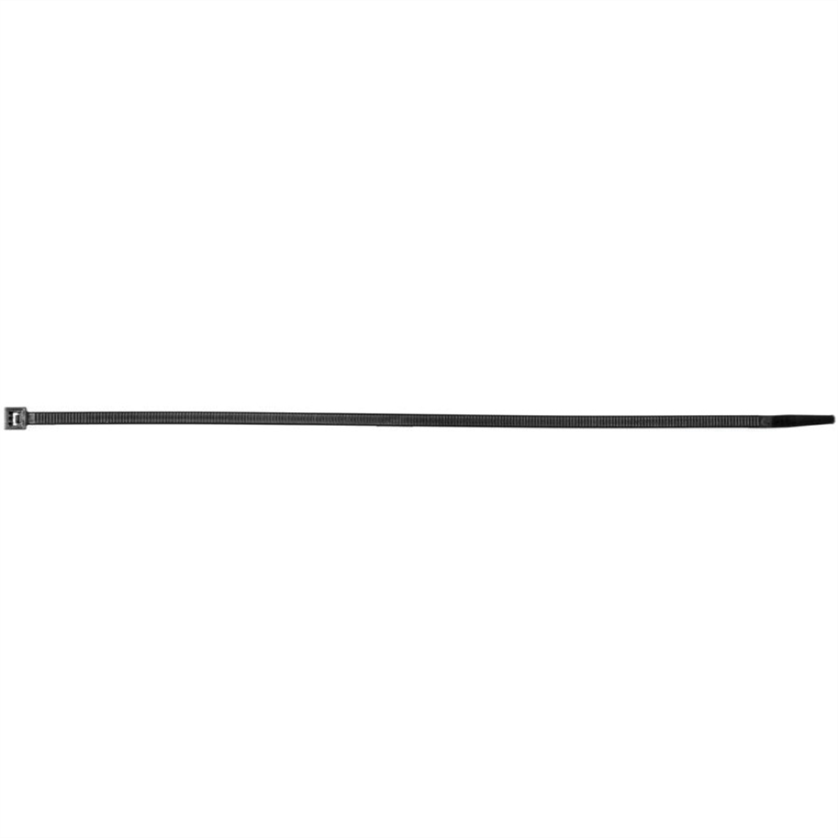 Auveco 15147 Cable Tie, 11 In L X 3/16 In W, 50 Lb Load, Nylon, Black