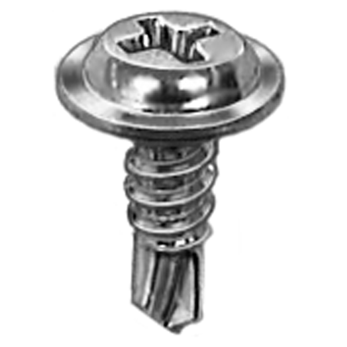 Auveco Phillips Washer Head Teks Tap Screw #8x1/2