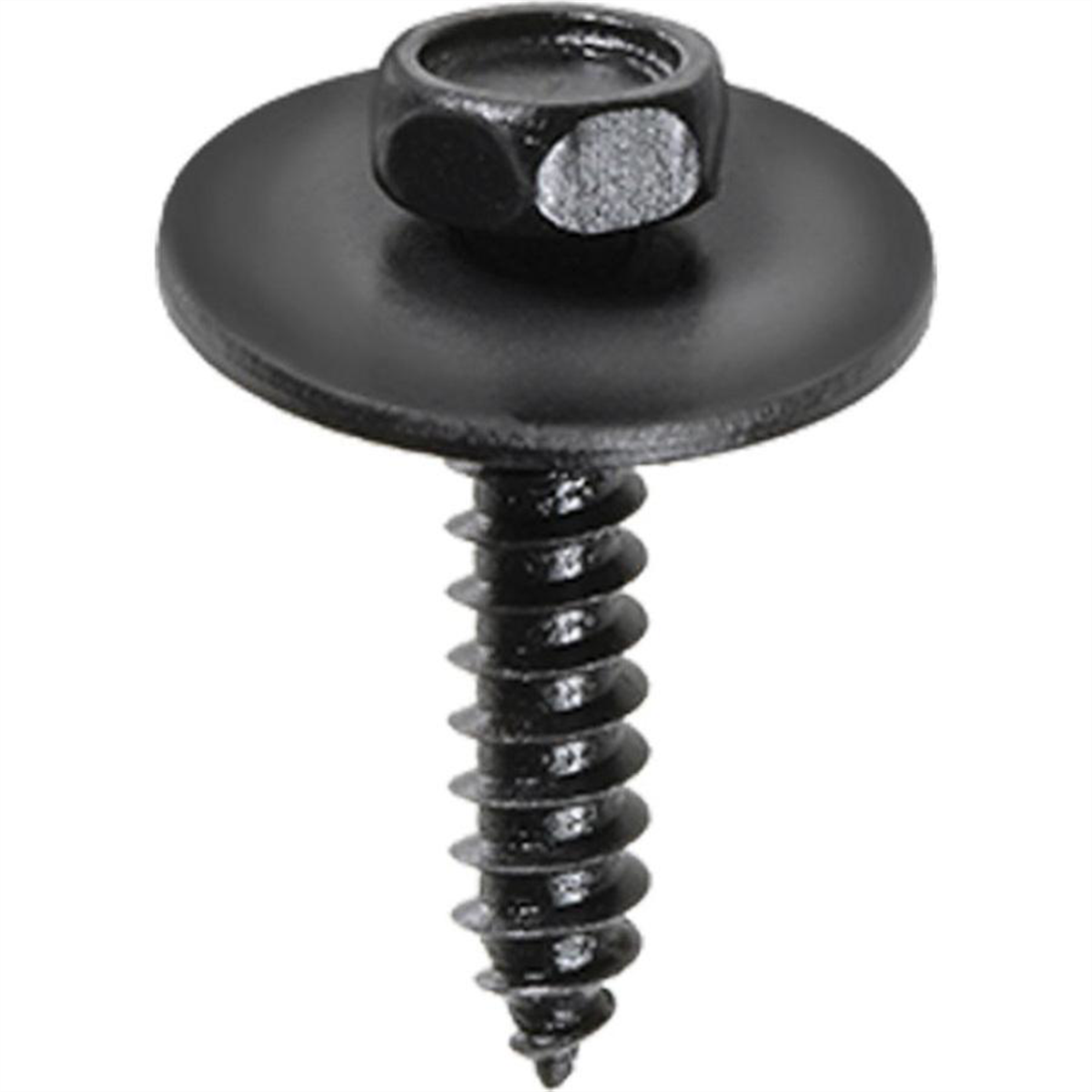 Auveco 15373 Hex Head Sems Ab Point Tapping Screw, M4.2 X 1.41 Mm X 20 Mm L X 7 Mm Across Flats, Phosphate