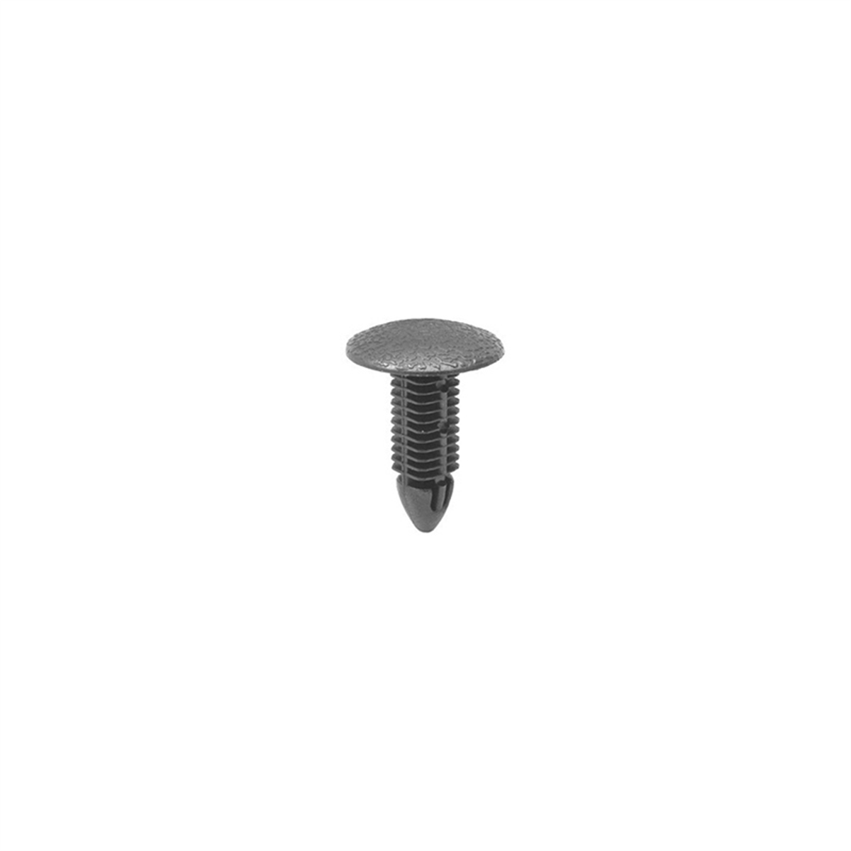 Auveco 17076 Single Head Type 1 Inner Fender Shield And Bumper Fascia Retainer, 18 Mm Dia Bottom Head, Nylon, Black