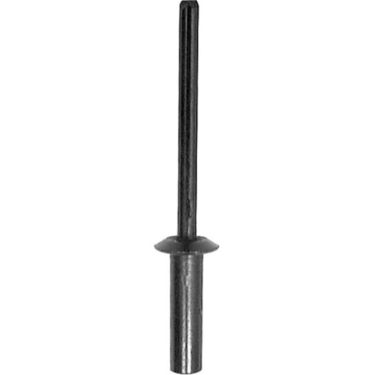 Auveco 17410 Closed End Rivet, 1 In Dia, 3/8 To 1/2 In Grip Range, Aluminum, Black
