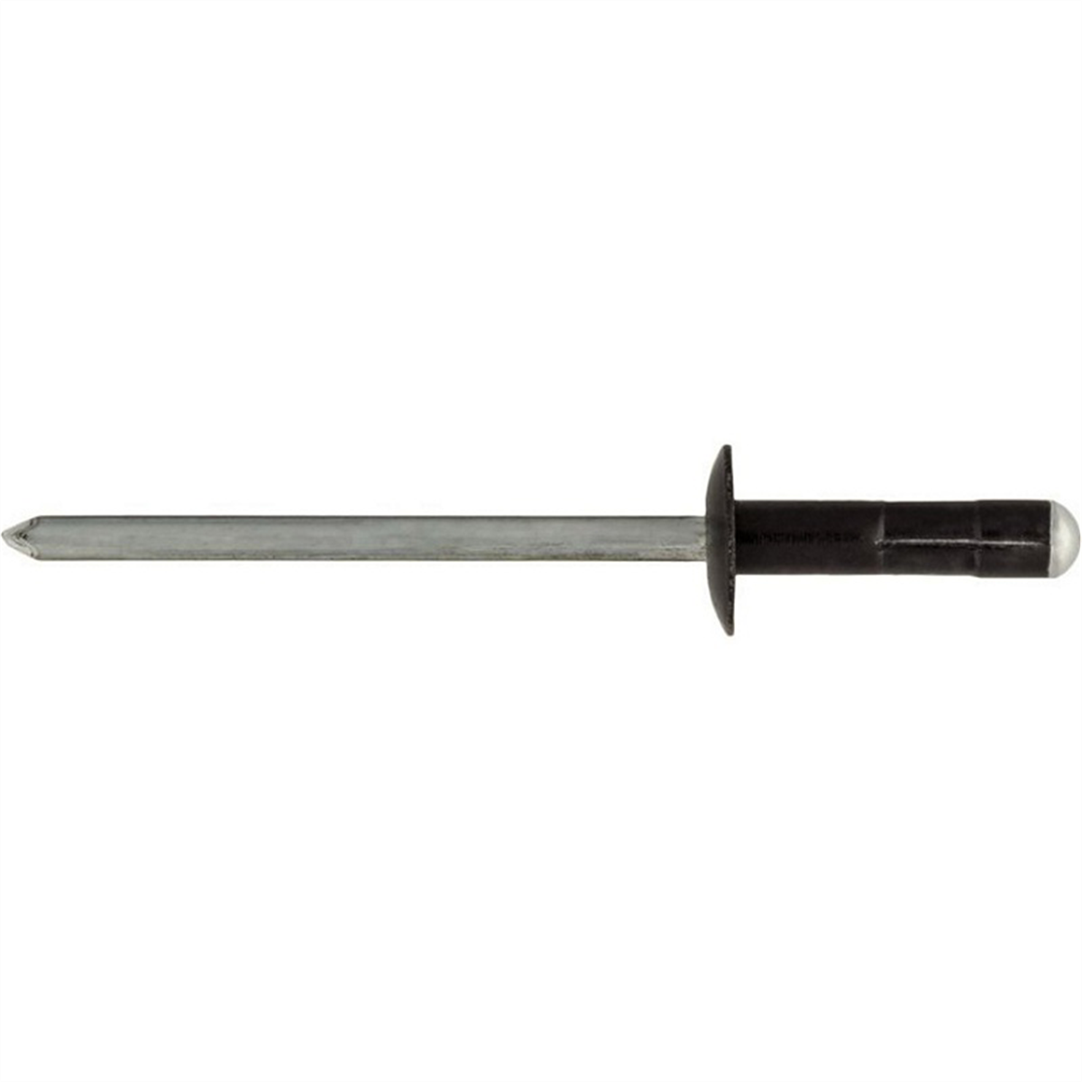Auveco 17615 Specialty Rivet, 1/8 In Dia X 3/16 To 3/8 In Grip Range, Aluminum, Black