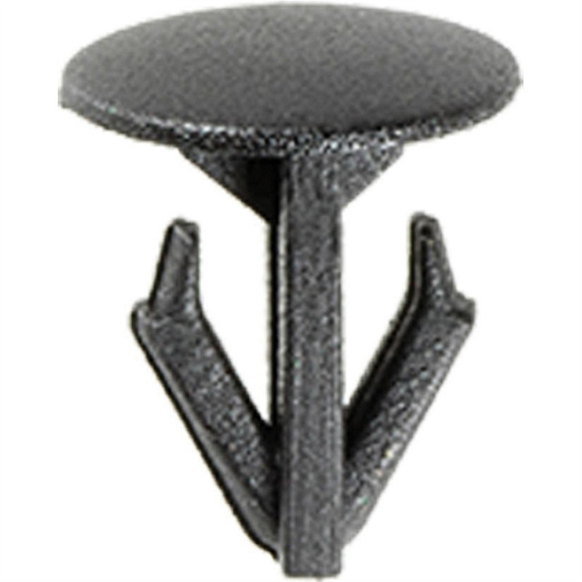 Auveco 18114 Single Head Type 4 Hood Insulation Retaining Clip, 10 Mm Dia Bottom Head, Nylon, Black