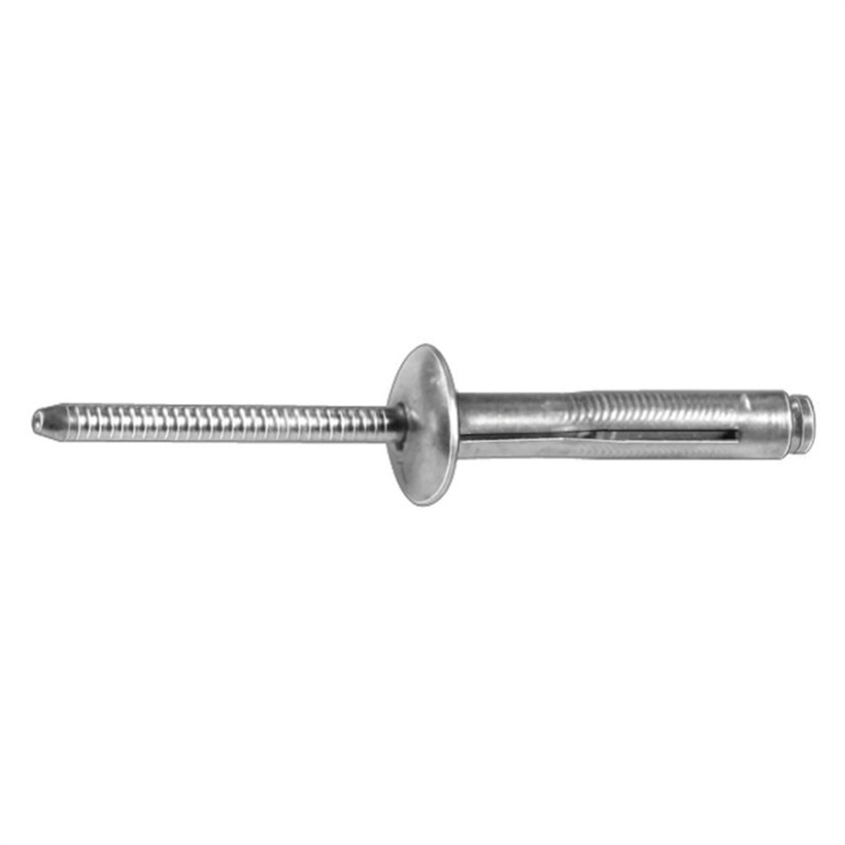 AUVECO 18927 Specialty Rivet, 3/16 in Dia x 5/16 to 7/16 in Grip Range, Aluminum Rivet/Steel Mandrel, Zinc