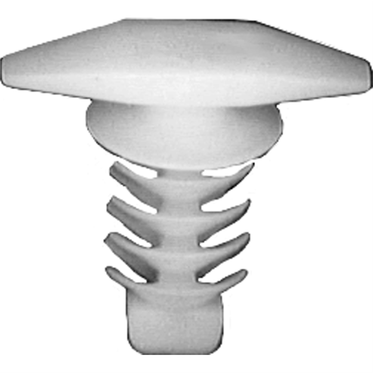 Auveco Ford Weatherstrip Retainer White Nylon