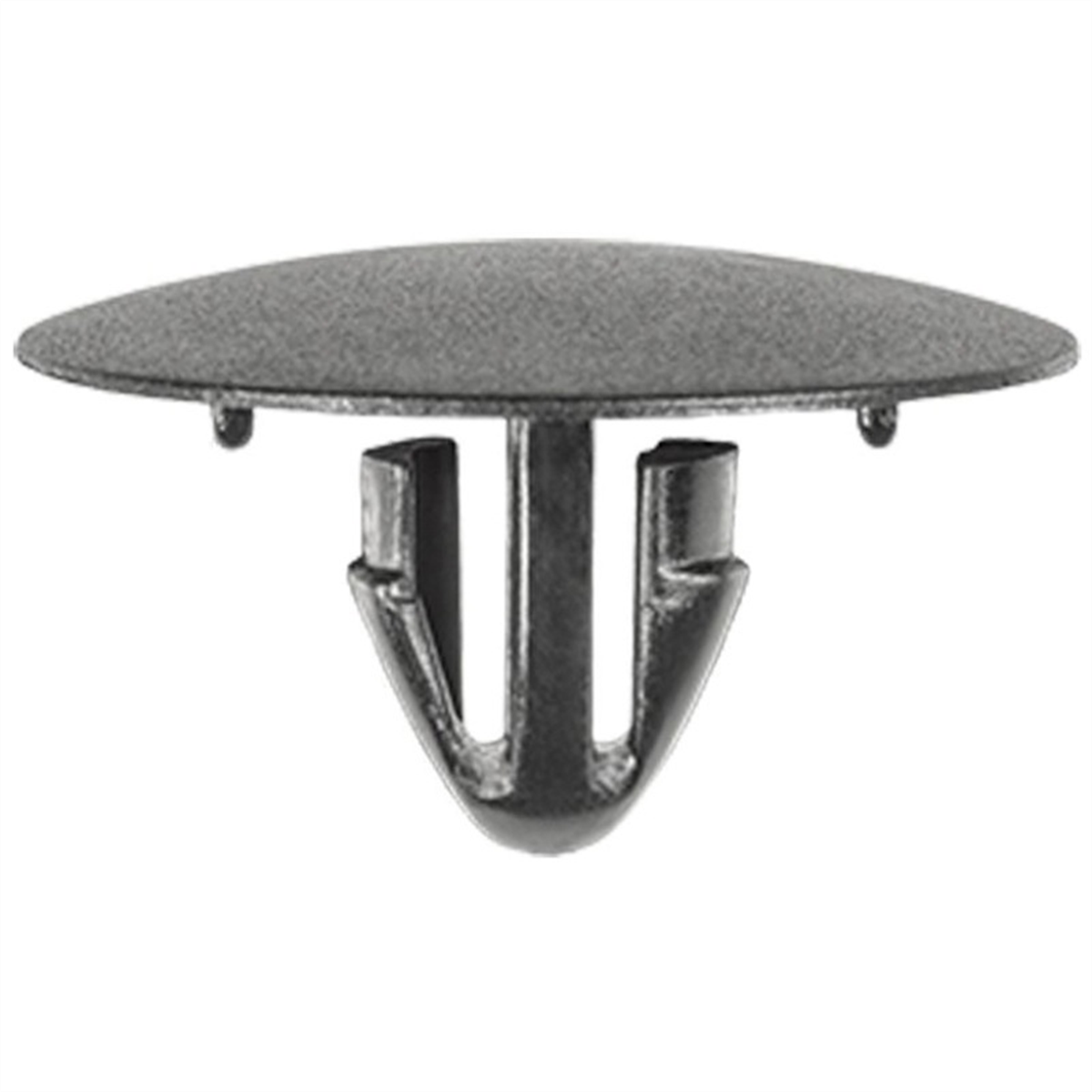 Auveco 19729 Single Head Type 4 Hood Insulation Retainer, 25 Mm Dia Bottom Head, Nylon, Black
