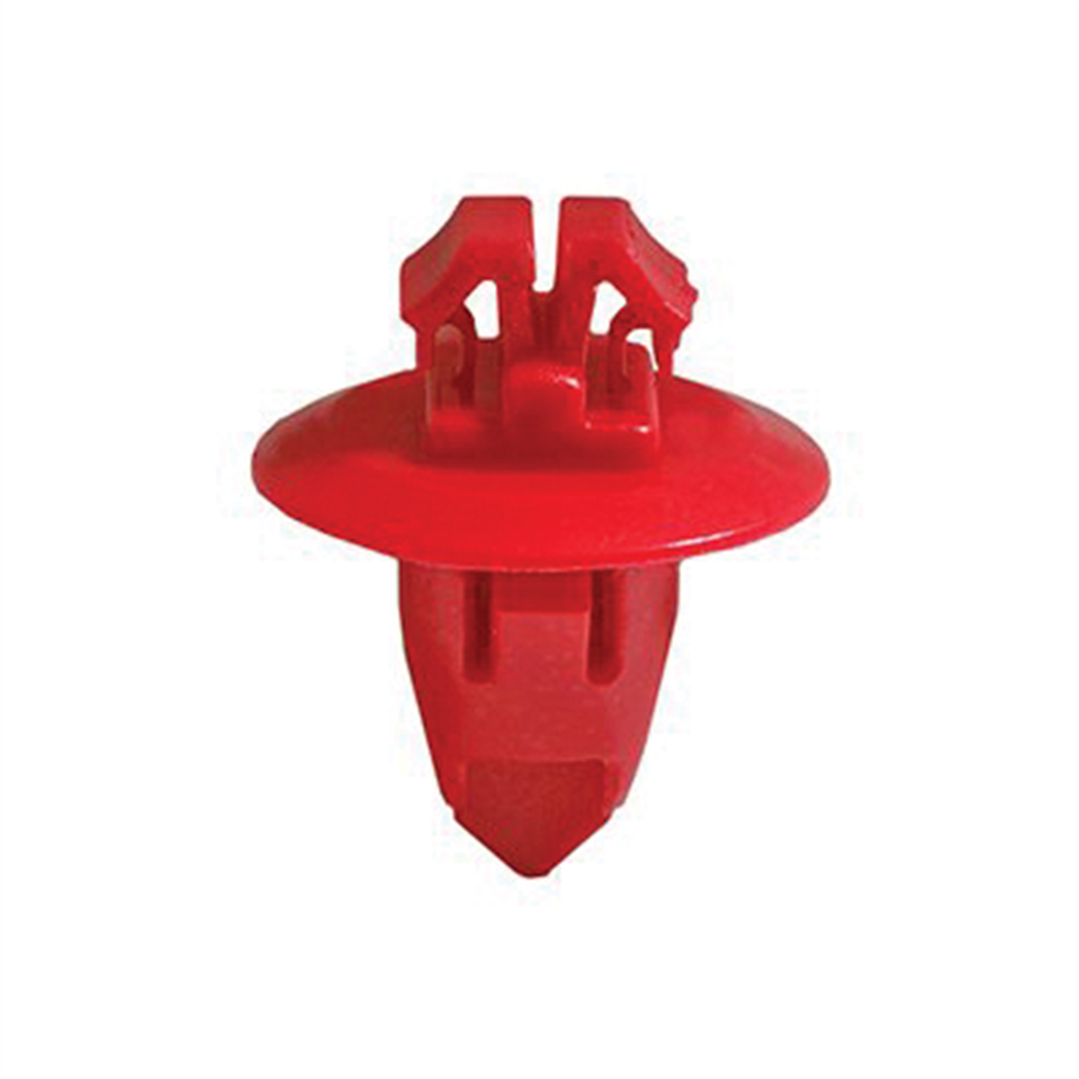 AUVECO 20391 Fender Molding Clip, 17 mm Dia Head x 13 mm L Stem, Nylon, Red