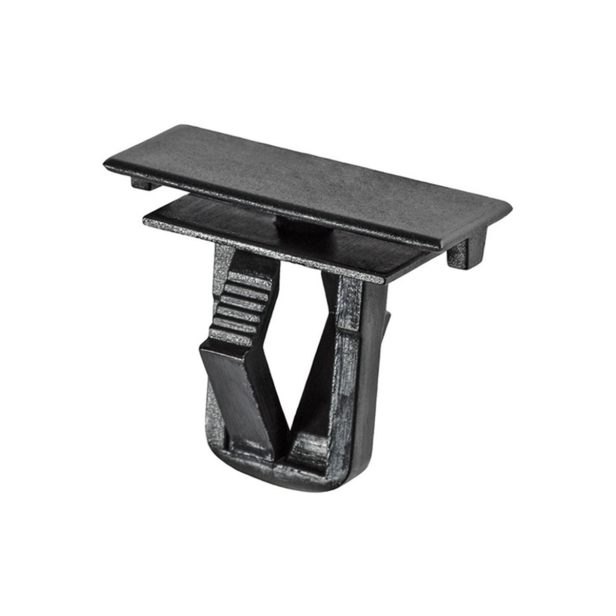 AUVECO 20523 Bumper Fascia Retainer, (1/2 x 1-3/16 in) Head x 27/32 in L Stem, Nylon, Black