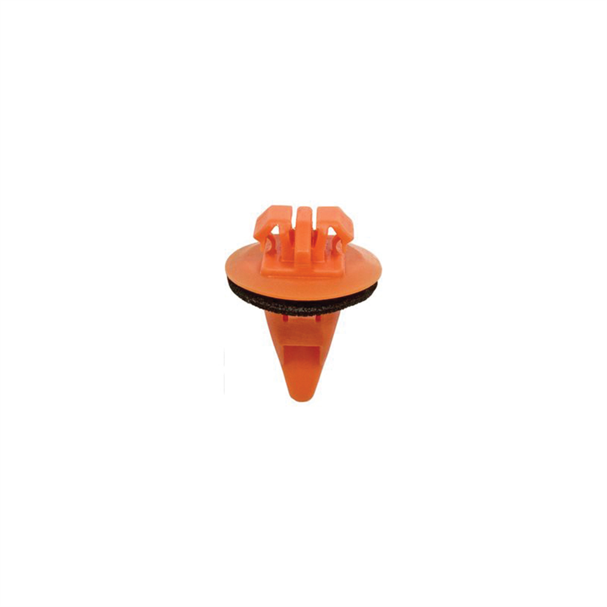 Auveco 20688 Wheel Flare Molding Clip, 17 Mm Dia Head X 17 Mm L Stem, Nylon, Orange