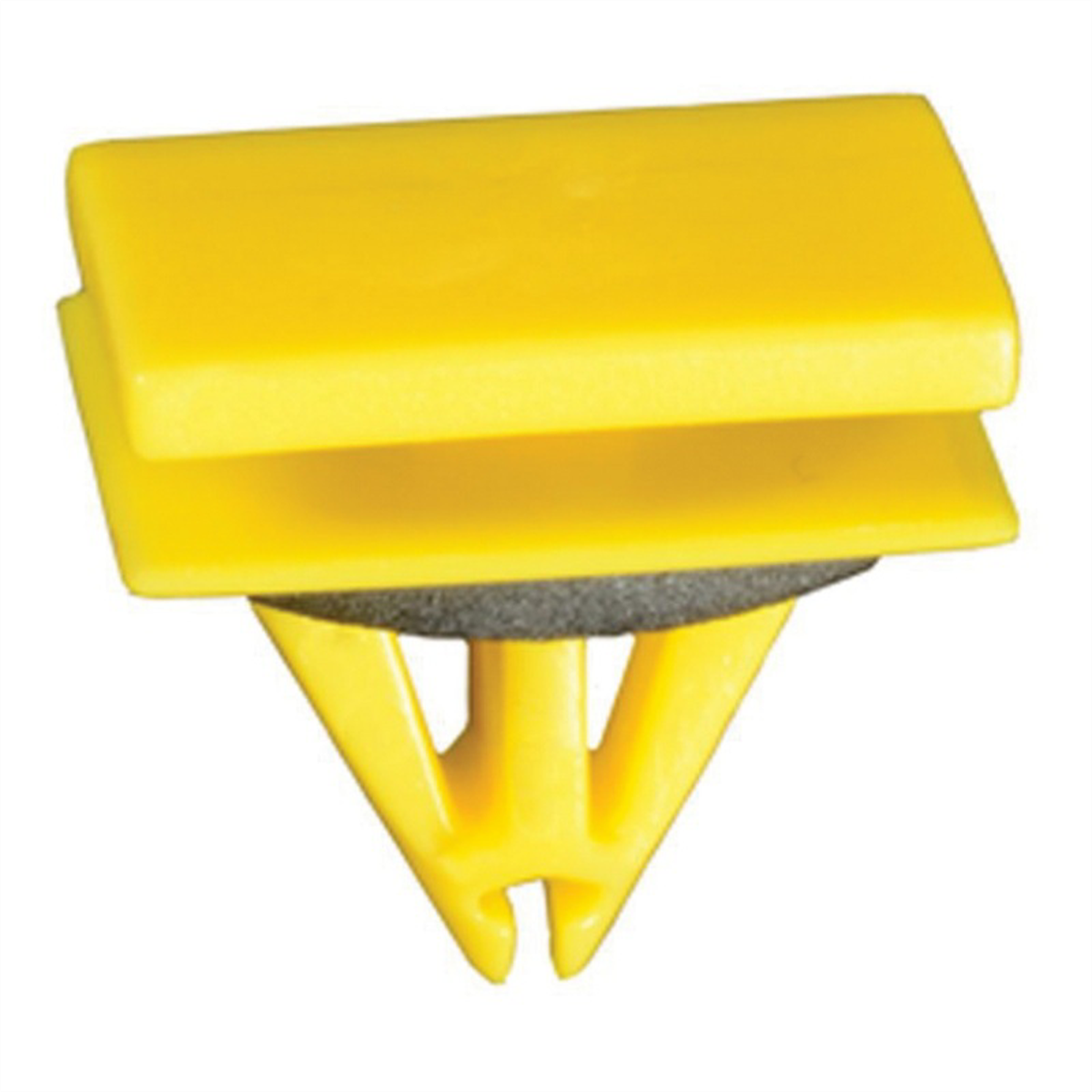 Auveco 20756 Rocker Panel Molding Clip, (9/16 X 25/32 In Top X 5/8 X 13/16 Bottom) Head, Nylon, Yellow