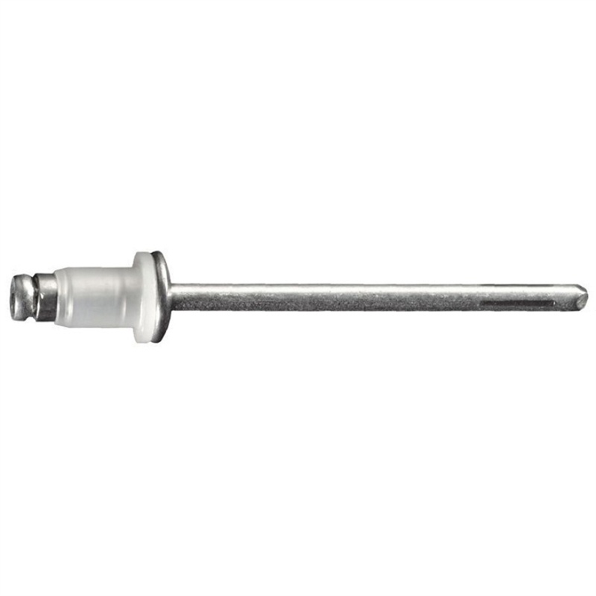 Auveco 20788 Specialty Rivet, 1/8 In Dia X 3/64 To 1/8 In Grip Range, Aluminum Rivet/steel Mandrel