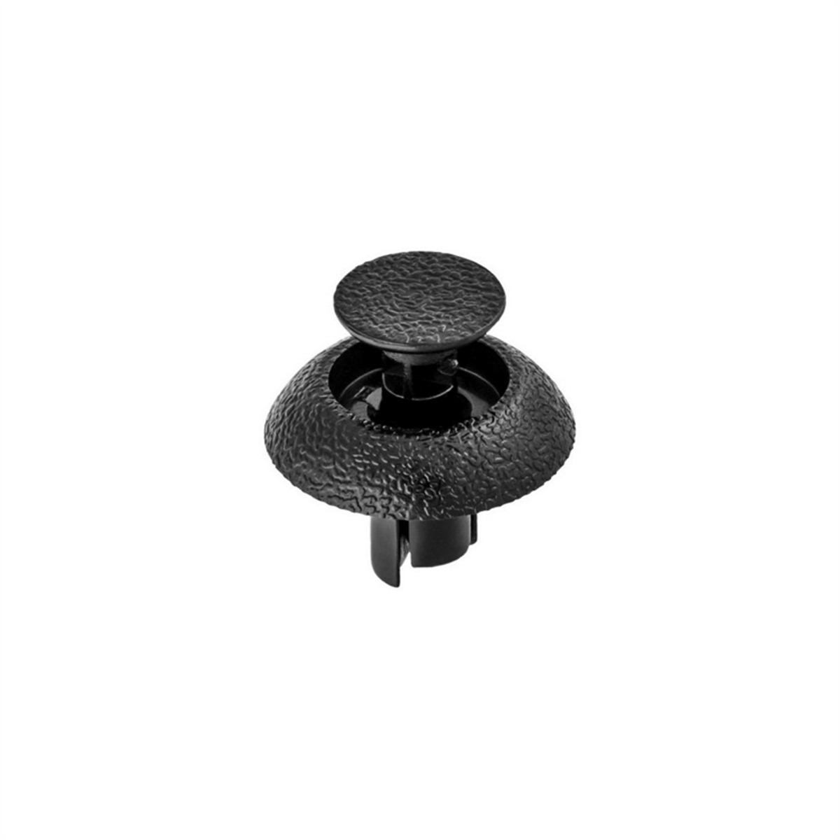 Auveco 21201 Push-type With Drive Pin Bumper/radiator Cover And Grille Retainer, 19 Mm Dia Head, Nylon, Black