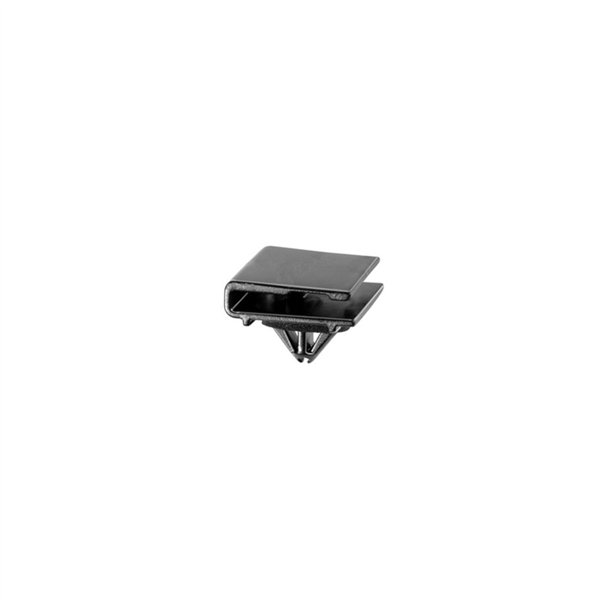 Auveco 21223 Rocker Molding Clip, (21 X 22 Mm Top X 22 X 22 Mm Bottom) Head, Nylon, Black