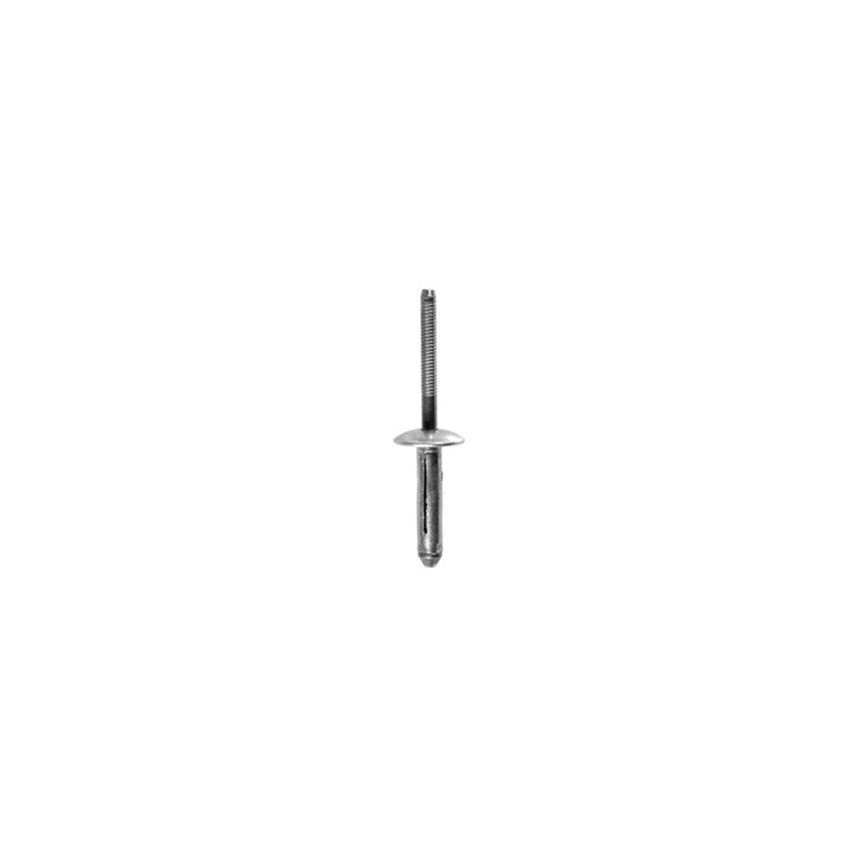 Auveco 21245 Specialty Rivet, 1/4 In Dia X 3/16 To 3/8 In Grip Range, Aluminum Rivet/mandrel