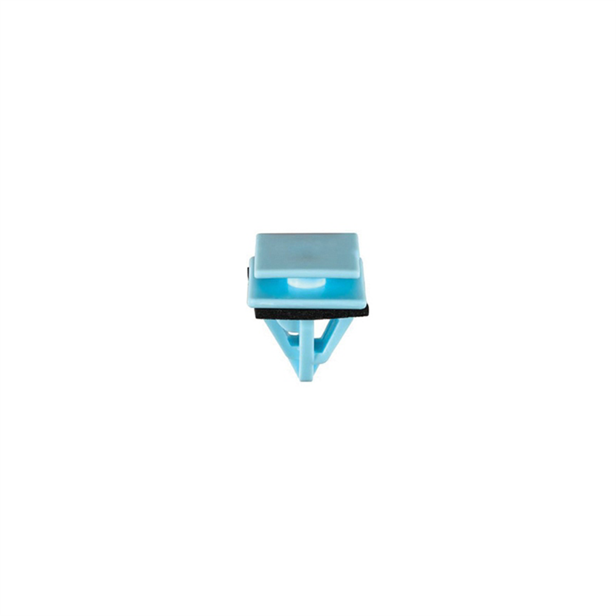 Auveco 21321 Molding Clip, (16 X 18 Mm Top X 18 X 20 Mm Bottom) Head, Nylon, Blue