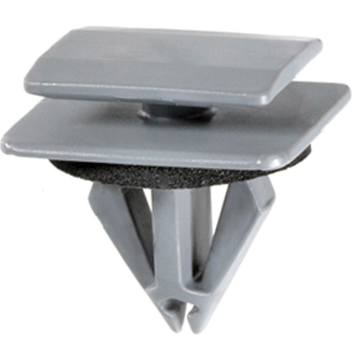 Auveco 21522 Fender And Rocker Molding Clip, (14 X 18 Mm Top X 18 X 21 Mm Bottom) Head, Nylon, Gray