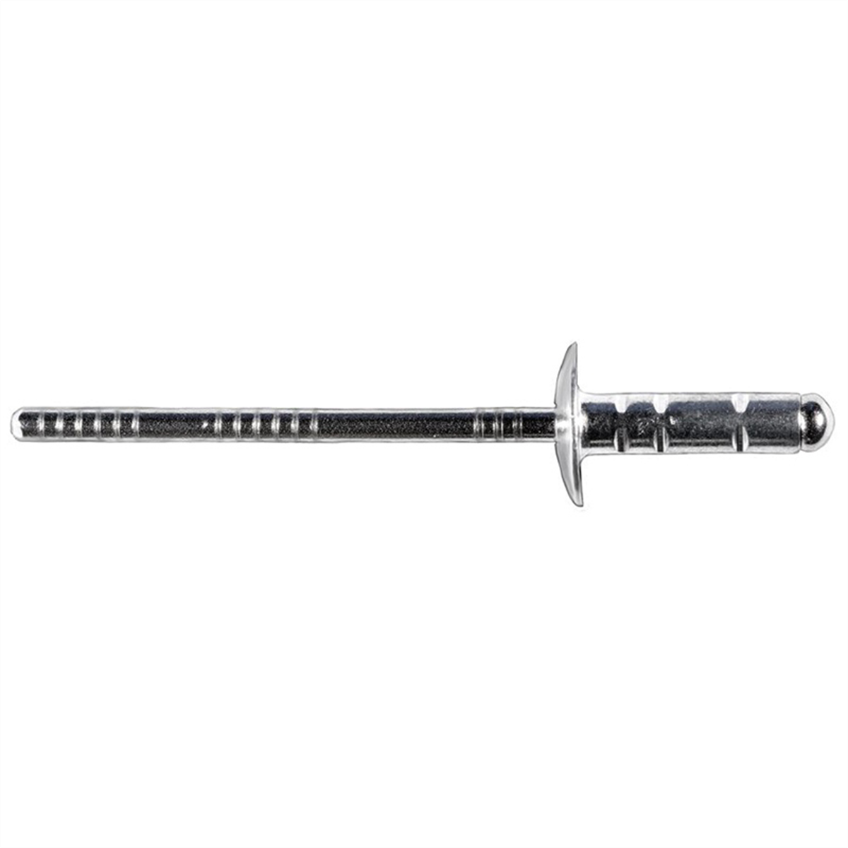 Auveco 22088 Specialty Rivet, 5/32 In Dia X 9/64 To 3/8 In Grip Range, Aluminum Rivet/steel Mandrel
