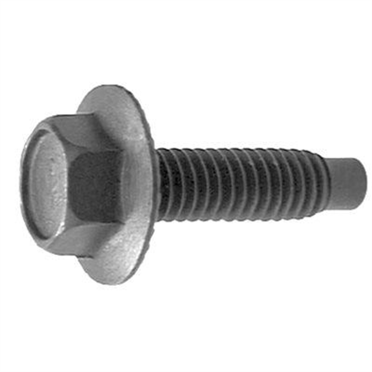 AUVECO 5713 Hex Washer Head Spin Lock Dog Point Body Bolt, 5/16 in - 18 TPI x 1-1/4 in L x 1/2 in Hex