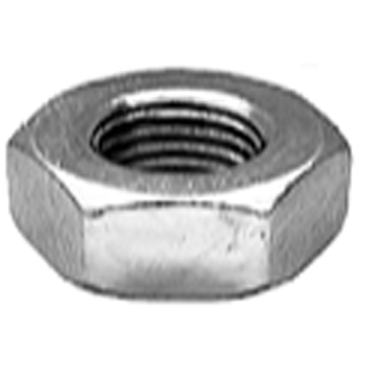Auveco 10-24 Hex Machine Screw Nut Zinc
