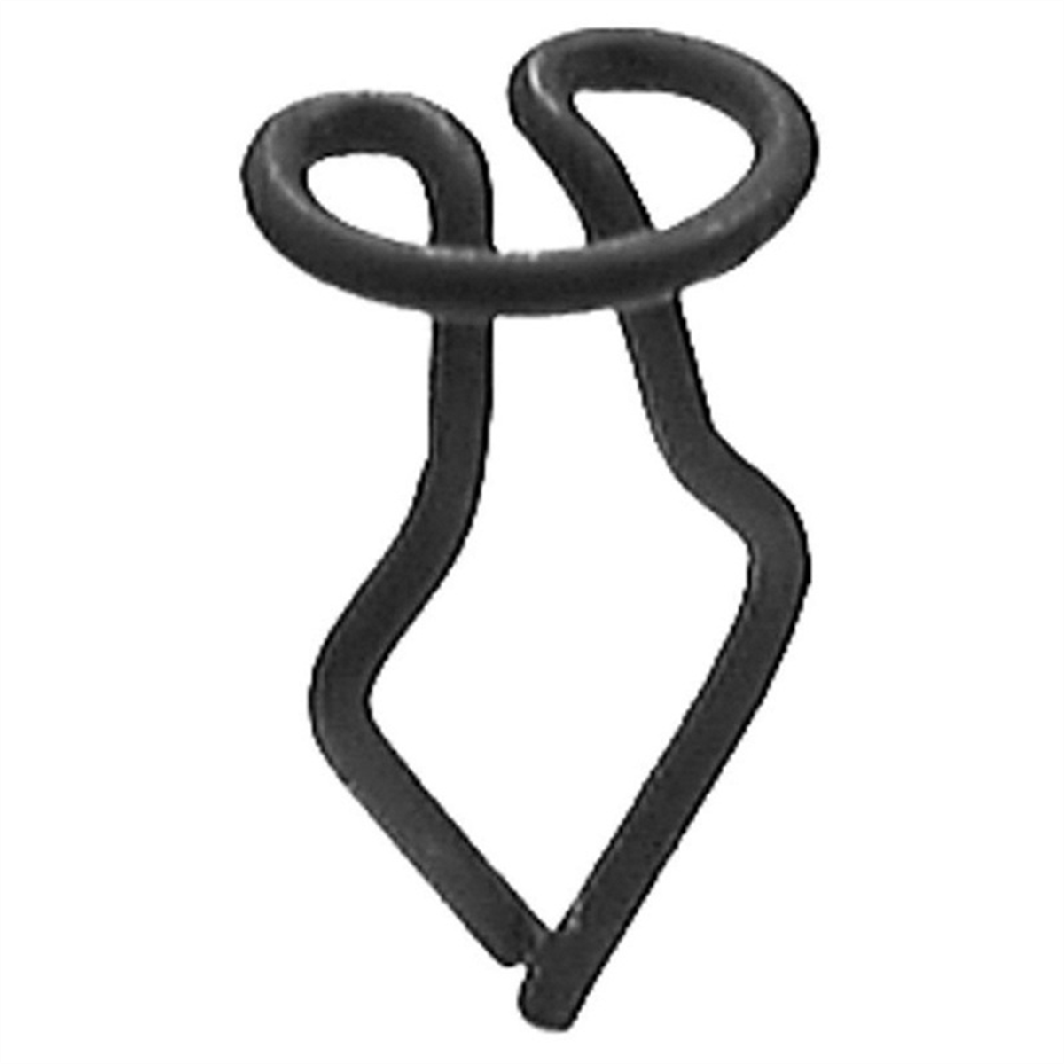 Auveco 808 General Purpose Trim Panel Clip, 1/2 In Dia Head, Metal