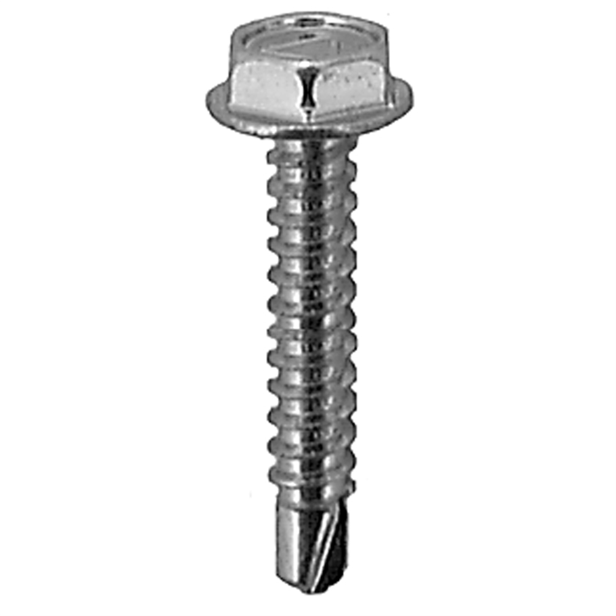 Auveco 10-16 X 1 Hex Wa.hd. #2 Teks Sc. Zinc
