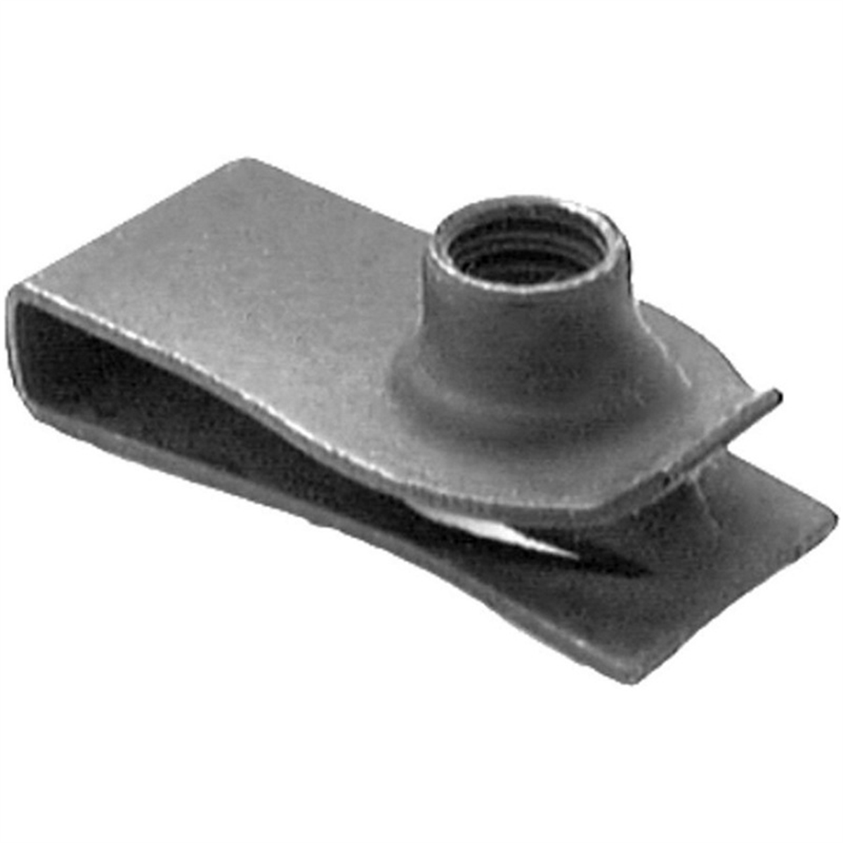Auveco Ap10051 Long Extruded U-nut, 1/4 In - 20 Tpi Screw, Phosphate